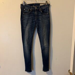rag & bone Dark Blue Skinny Jeans